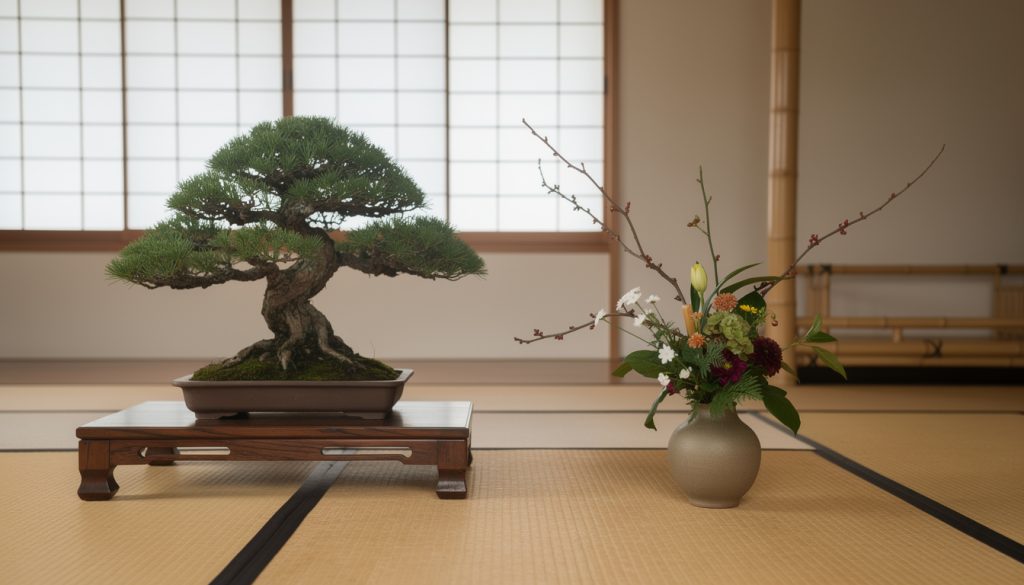 découvrez comment le bonsaï et l'ikebana, deux arts végétaux traditionnels japonais, peuvent sublimer votre décoration intérieure en apportant élégance et harmonie.