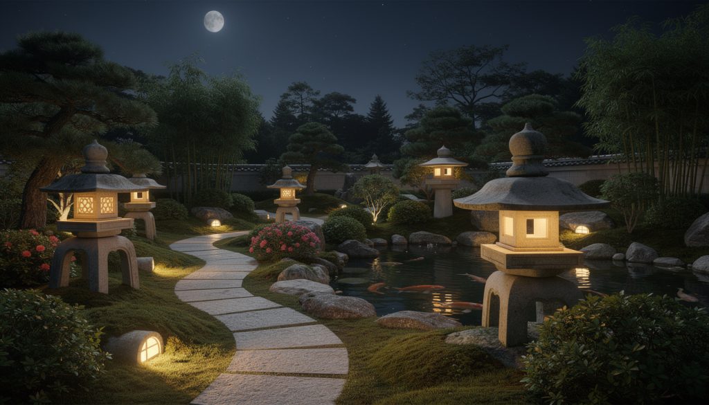 découvrez l’art de la lanterne dans le jardin japonais : explorez les différentes formes, les emplacements idéaux et comment créer une ambiance nocturne sereine et élégante.