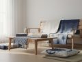 Textiles japonais (lin, coton, motifs traditionnels) pour réchauffer un intérieur minimaliste.