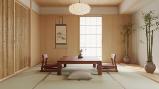 Le rôle du bois (hinoki, cèdre, bambou) dans la décoration japonaise moderne