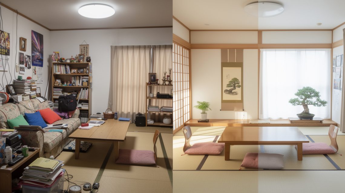 Relooking d’un intérieur chargé vers un style japonais épuré en quelques grandes étapes