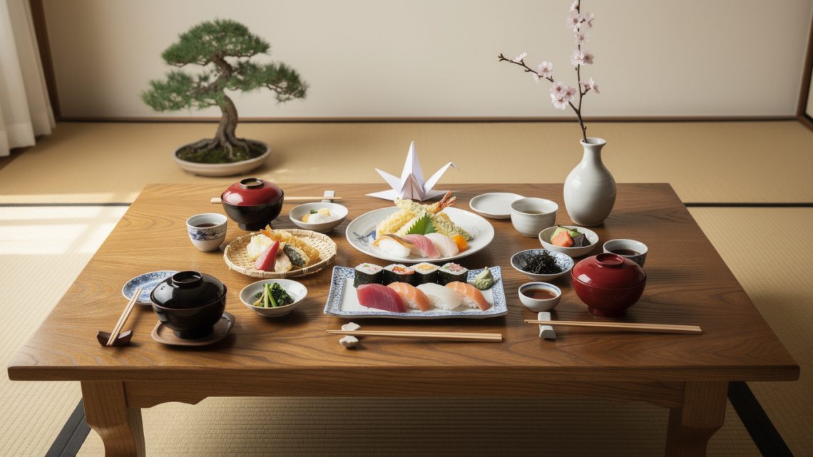 Décoration japonaise et art de la table : vaisselle, présentations, mise en scène du repas