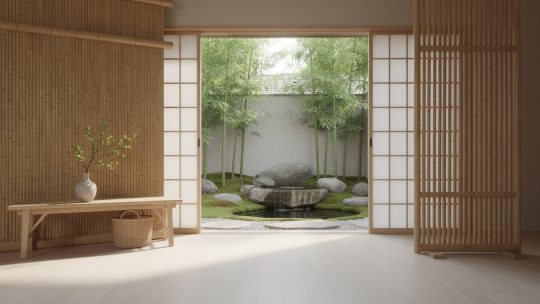 Bambou dans la décoration japonaise : murs, sols, accessoires et au jardin
